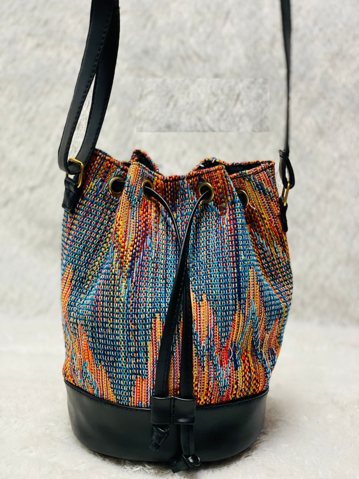 Multicolor Handblock Printed Cotton Handbag