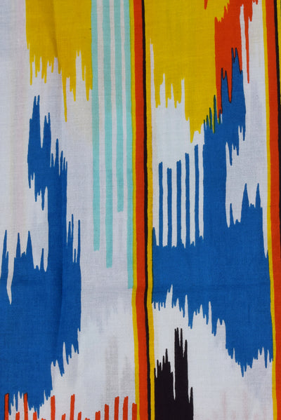 Multicolor Abstract Print Cotton Fabric