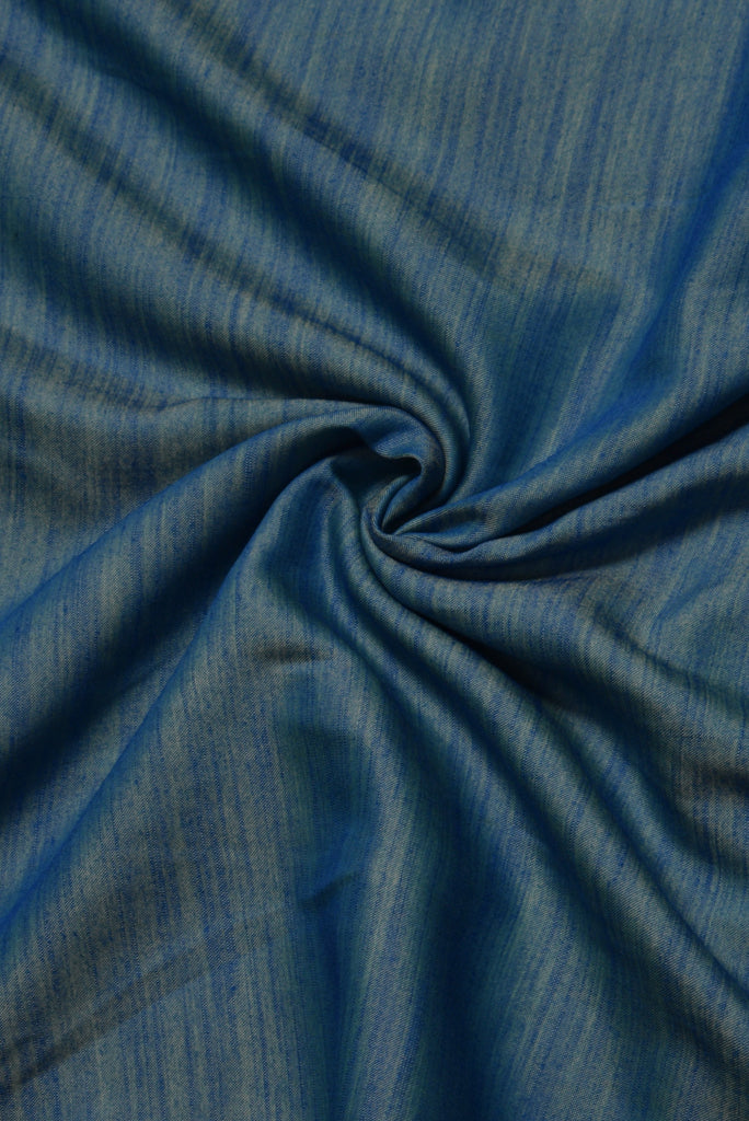 Blue Shade Silky Silky Fabric
