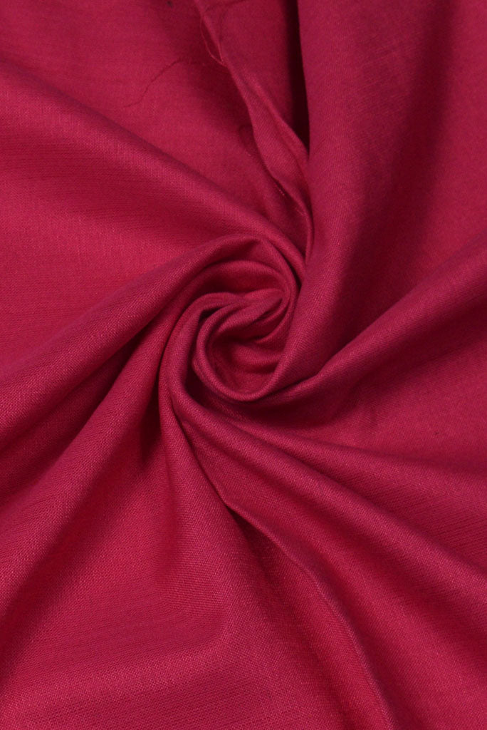 Pink Plain Print Silk Fabric