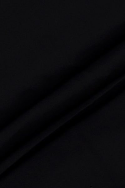 Black Plain Rayon Fabric