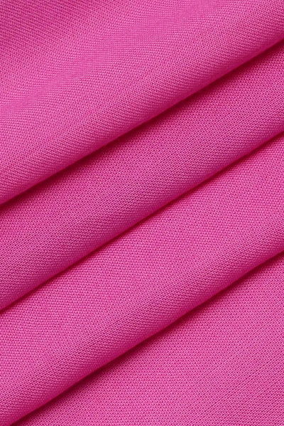 Pink Plain Rayon Fabric