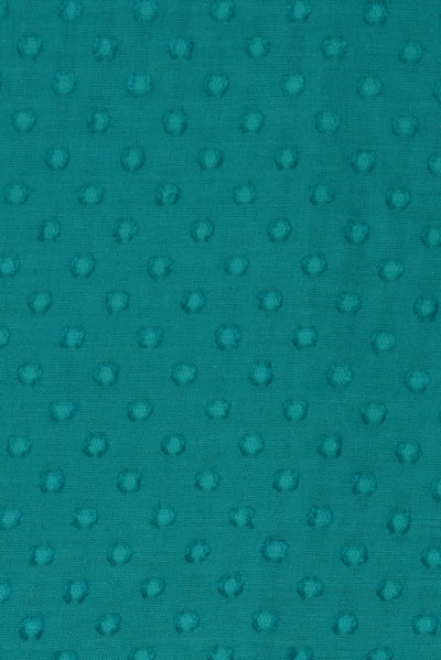 Sea Green Self Design  Fabric