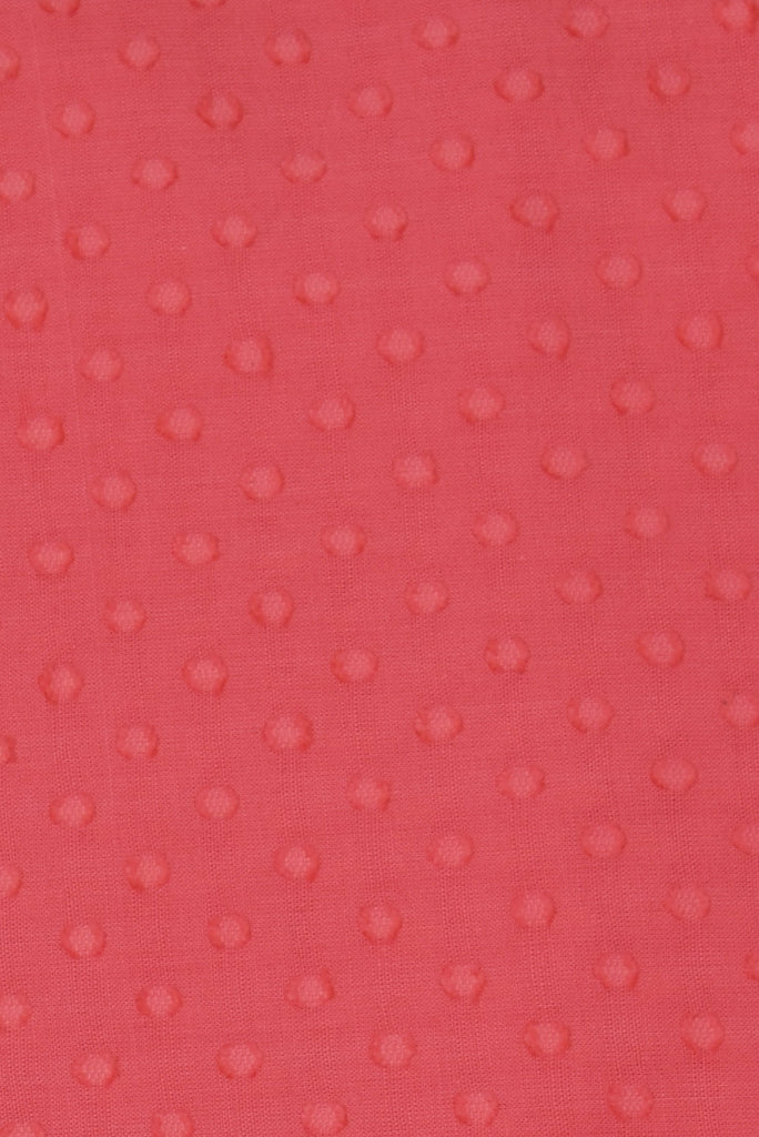 Baby Pink Self Buti   Fabric