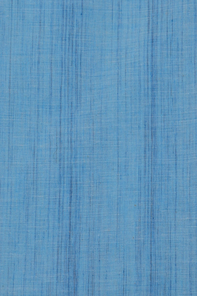 Sky Blue Cotton Handloom Fabric
