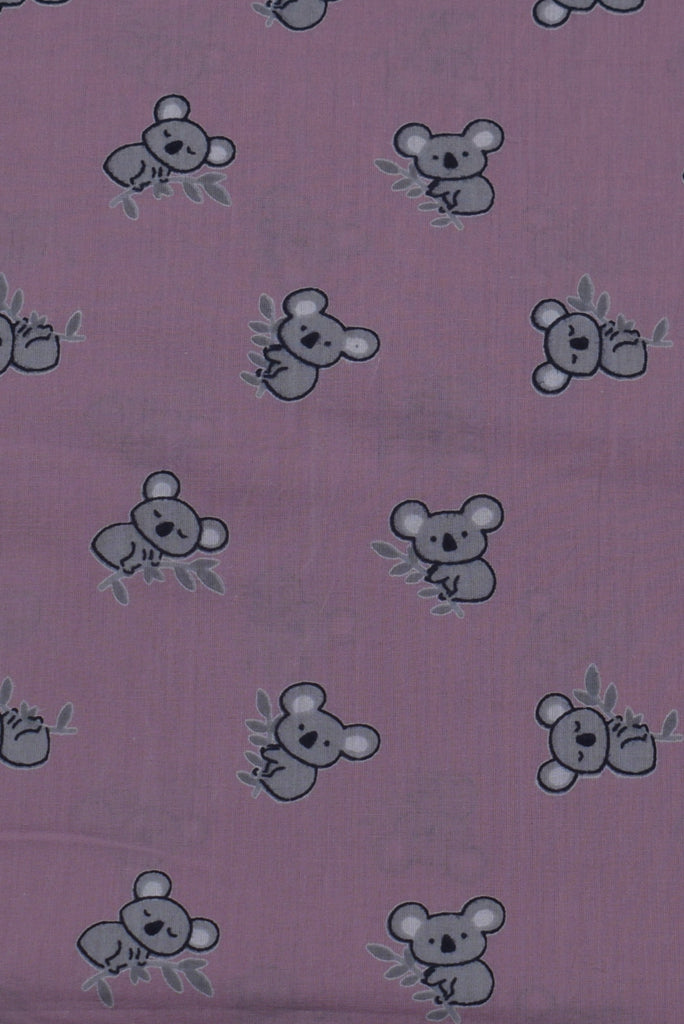 Pink Animal Print Cotton Fabric