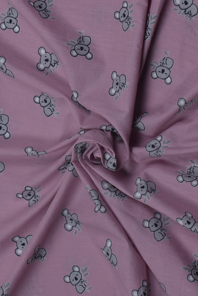 Pink Animal Print Cotton Fabric