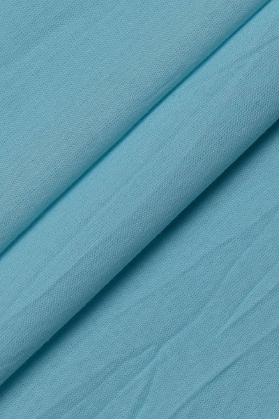 Light Sky Blue Plain Rayon Fabric