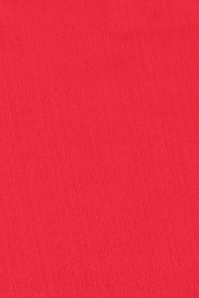 Red Plain Chiffon Fabric