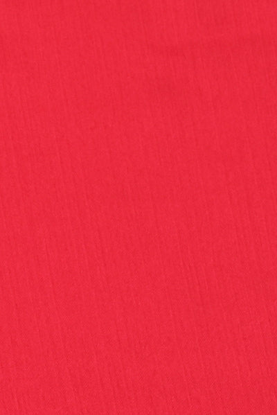 Red Plain Chiffon Fabric