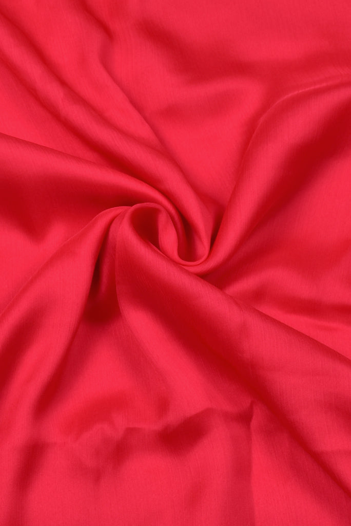 Red Plain Chiffon Fabric