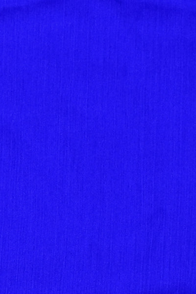 Blue Plain Chiffon Fabric