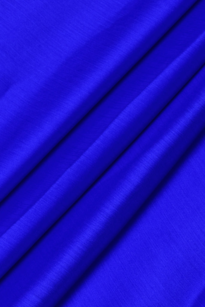 Blue Plain Chiffon Fabric