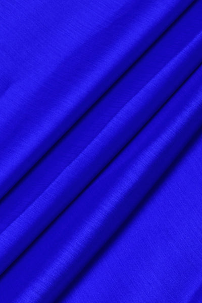 Blue Plain Chiffon Fabric
