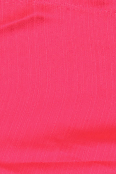 Pink Plain Chiffon Fabric