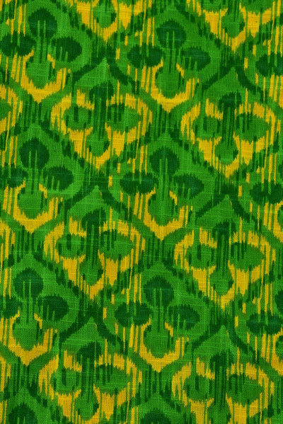 Green leaf Print Cotton Fabric