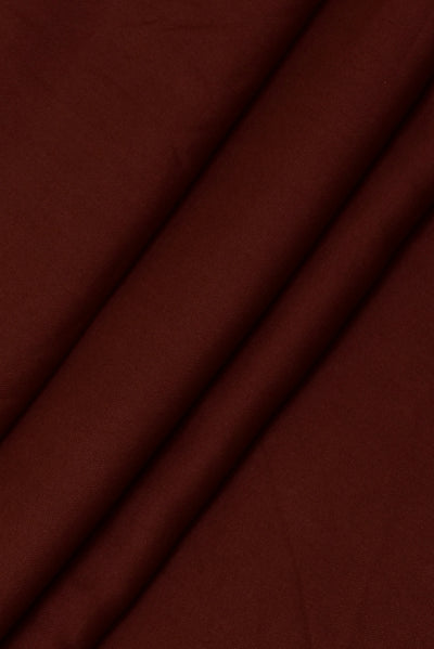 Brown Plain Rayon Fabric