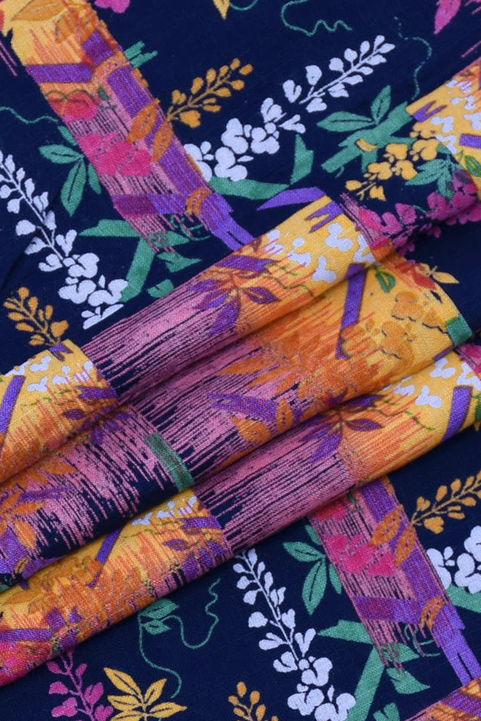 Multi Color Floral Printed Cotton Fabric