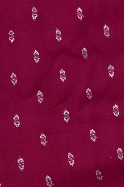 Maroon Printed Rayon Fabric