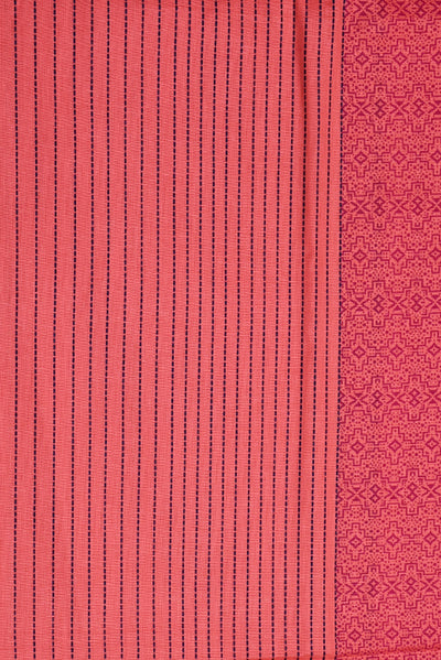 Pink Lining Printed Screen Cotton Print Fabric
