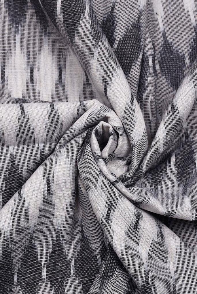 Grey Ikat Fabric