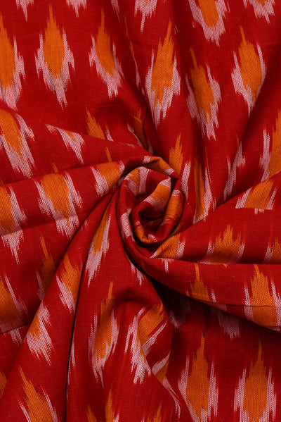 Red Ikat Fabric