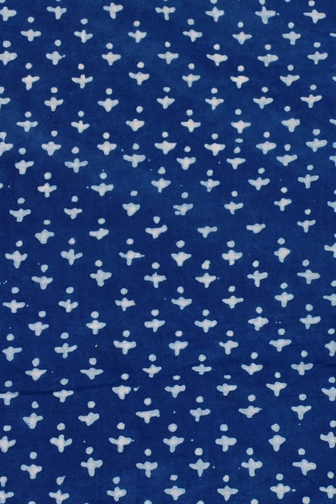 Blue Print Cotton Fabric