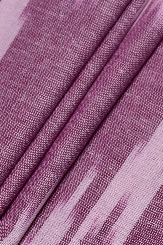 Violet Abstract Print Ikat Fabric