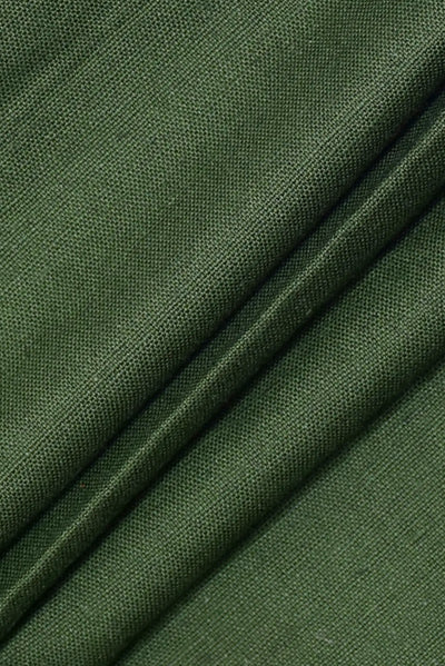 Mehendi Color Plain cotton Fabric