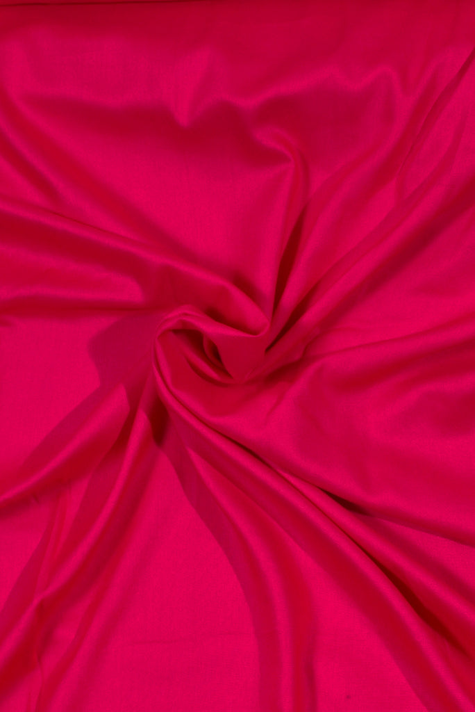 Dark Pink Plain  Rayon Fabric