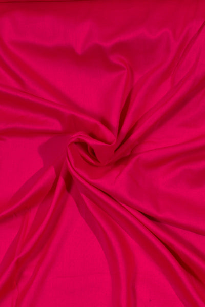 Dark Pink Plain  Rayon Fabric