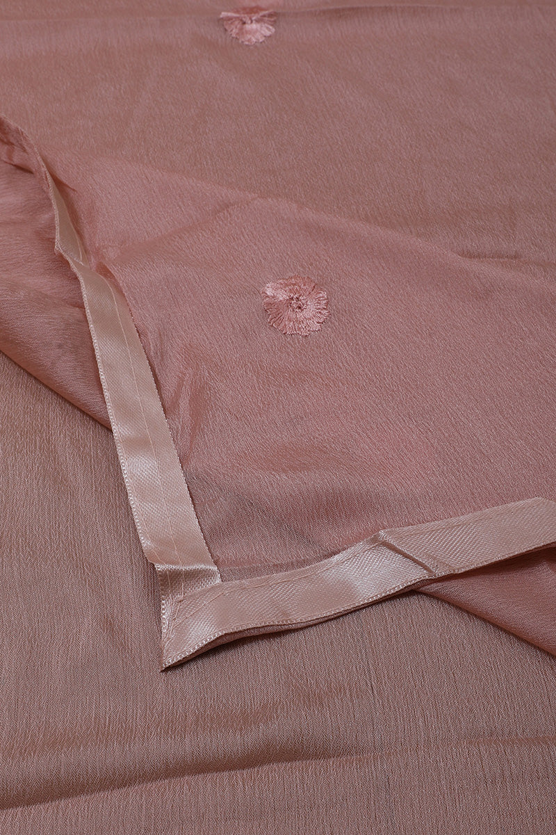 Pink Jaam Cotton Unstitched Suit Set with Dupatta