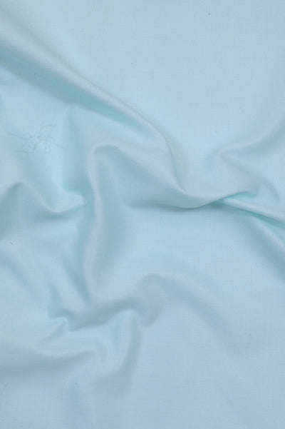 Sky Blue Fancy Jaam Silk Cotton Unstitched Suit Set with Dupatta
