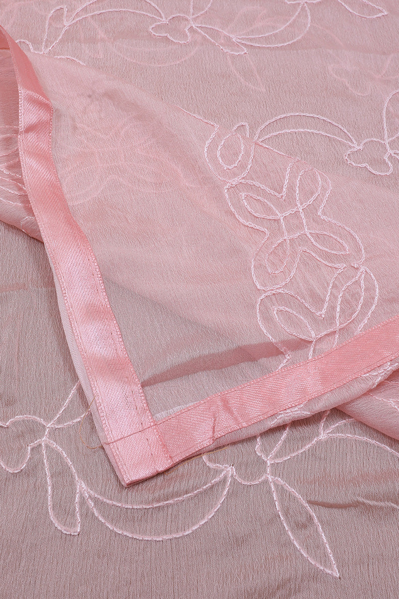 Pink Fancy Jaam Silk Cotton Unstitched Suit Set with Dupatta